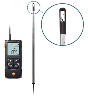 Testo 425. Анемометр с подключением через приложение