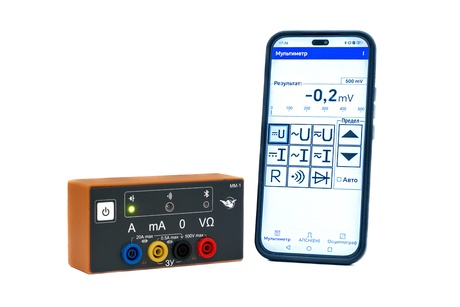 Модуль мультиметра ММ-1+смартфон