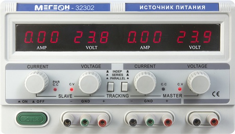 МЕГЕОН 32302. Источник питания трехканальный